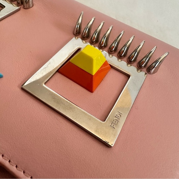Fendi Vitello Century Hypnoteyes  Wallet on Chain - Picture 4 of 13
